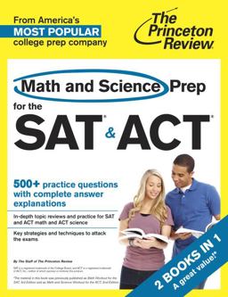 Math and Science Prep for the SAT and ACT