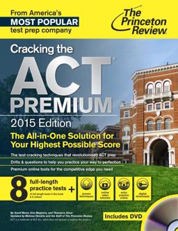 Cracking the ACT Premium 2015  9780804125529 Front Cover