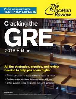 Cracking the GRE 2016