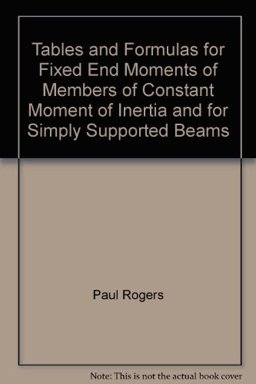 Tables and Formulas for Fixed End Moments of Members of Constant Moment of Inertia and for Simply Supported Beams