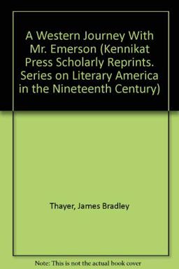 Western Journey with Mr. Emerson