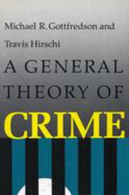 General Theory of Crime  9780804717748 Front Cover