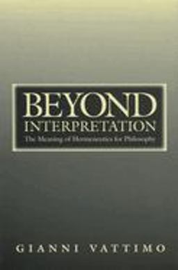 Beyond Interpretation