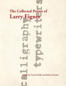 Collected Poems of Larry Eigner, Volumes 1-4  9780804750905 Front Cover