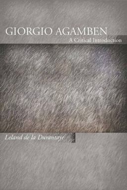 Giorgio Agamben A Critical Introduction  9780804761437 Front Cover