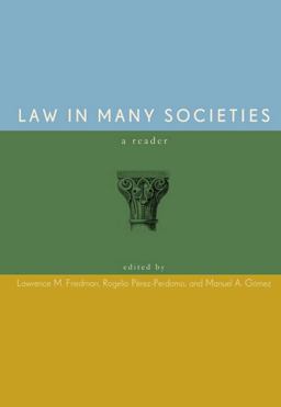 Law in Many Societies A Reader  9780804763745 Front Cover