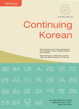 Continuing Korean (Audio CD Included)  9780804847629 Front Cover