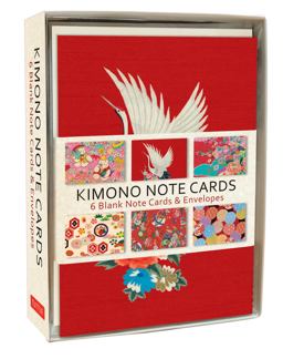 Kimono Note Cards 6 Blank Note Cards and Envelopes (4 X 6 Inch Cards in a Box)  9780804850759 Front Cover
