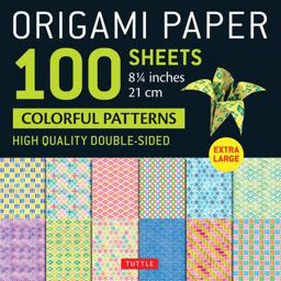 Origami Paper 100 Sheets Colorful Patterns 8 1/4 Inches 21 Cm 2024 9780804857406 Front Cover