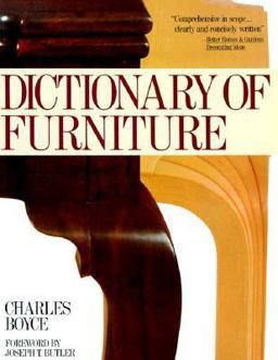 Dictionary of Furniture  9780805007527 Front Cover