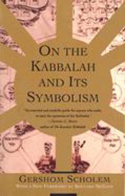On the Kabbalah and Its Symbolism  9780805210514 Front Cover