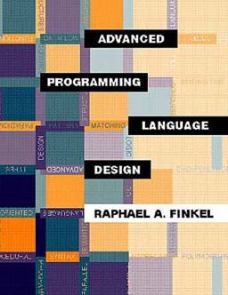Advanced Programming Language Design  9780805311914 Front Cover