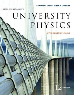 University Physics with Modern Physics 12th 9780805321876 Front Cover