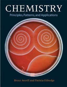 Chemistry Principles, Patterns, and Applications  9780805338034 Front Cover