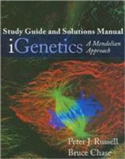 iGenetics A Mendelian Approach  9780805346756 Front Cover