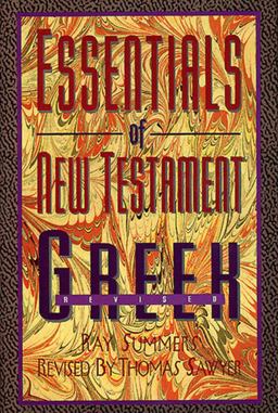 Essentials of New Testament Greek  9780805410013 Front Cover