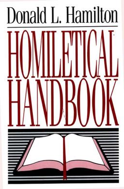 Homiletical Handbook 1st 9780805416268 Front Cover