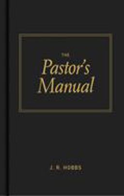 Pastor's Manual  9780805423013 Front Cover