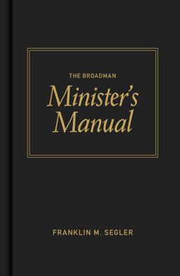 Broadman Minister's Manual  9780805423075 Front Cover