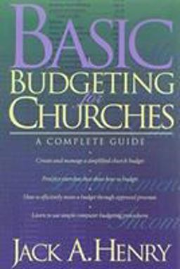Basic Budgeting for Churches A Complete Guide  9780805461756 Front Cover