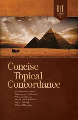 Holman Concise Topical Concordance  9780805495492 Front Cover