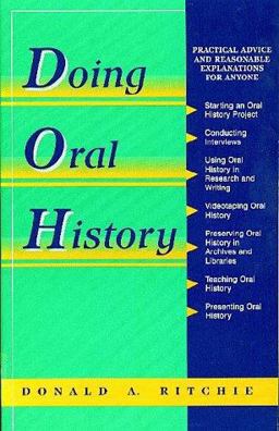 Doing Oral History  9780805791280 Front Cover