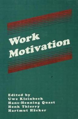 Work Motivation  9780805804522 Front Cover