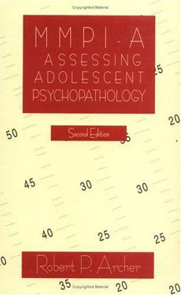 MMPI-A Assessing Adolescent Psychopathology 2nd 9780805823431 Front Cover