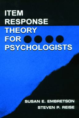 Item Response Theory  9780805828191 Front Cover
