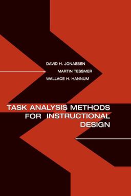 Task Analysis Methods for Instructional Design  9780805830866 Front Cover