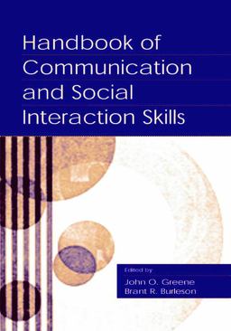Handbook of Communication and Social Interaction Skills  9780805834185 Front Cover
