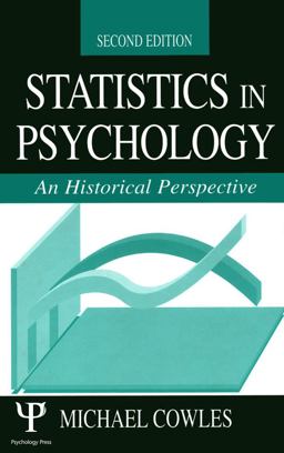 Statistics in Psychology An Historical Perspective 2nd 9780805835106 Front Cover