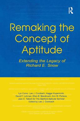Remaking the Concept of Aptitude Remaking the Concept of Aptitude
