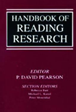 Handbook of Reading Research  9780805841503 Front Cover