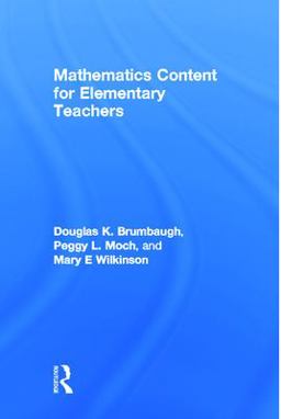 Mathematics Content for Elementary Teachers