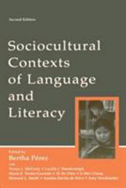 Sociocultural Contexts of Language and Literacy 2nd 9780805843415 Front Cover