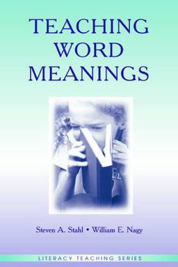 Teaching Word Meanings  9780805843644 Front Cover