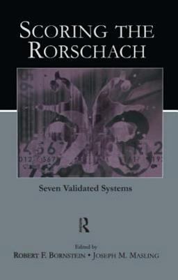 Scoring the Rorschach Seven Validated Systems  9780805847345 Front Cover