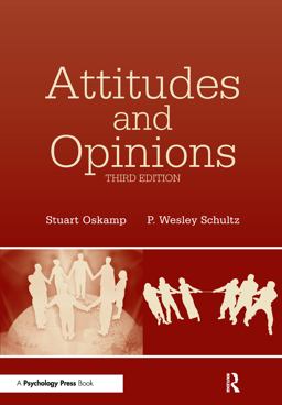 Attitudes and Opinions 3rd 9780805847697 Front Cover