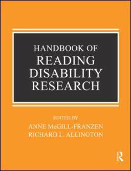 Handbook of Reading Disability Research Handbook of Reading Disability Research