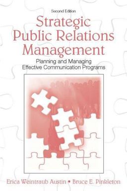 Strategic Public Relations Management Planning and Managing Effective Communication Programs 2nd 9780805853810 Front Cover