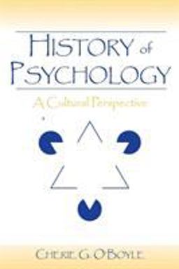 History of Psychology A Cultural Perspective  9780805856101 Front Cover