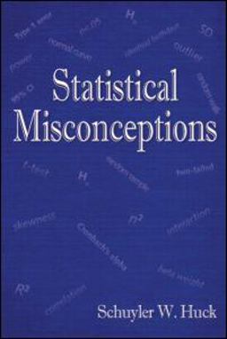 Statistical Misconceptions  9780805859041 Front Cover