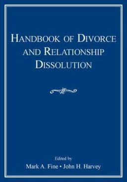 Handbook of Divorce and Relationship Dissolution  9780805859058 Front Cover