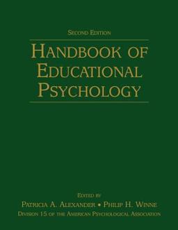 Handbook of Educational Psychology 2nd 9780805859713 Front Cover