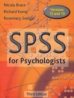 SPSS for Psychologists