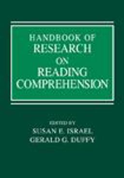 Handbook of Research on Reading Comprehension