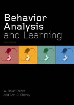 Behavior Analysis and Learning 4th 9780805862607 Front Cover