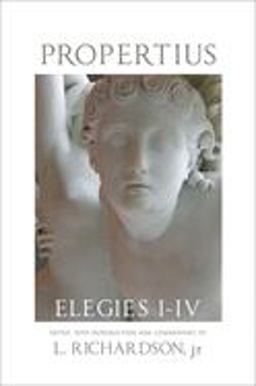 Propertius Elegies I-IV  9780806134680 Front Cover