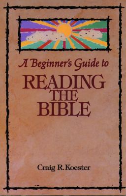 Beginner's Guide to Reading the Bible  9780806625706 Front Cover